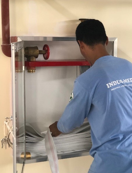 Batangas Medical Center installation photo
